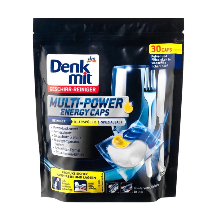 Таблетки (капсули) для посудомийної машини Denkmit 30 шт.